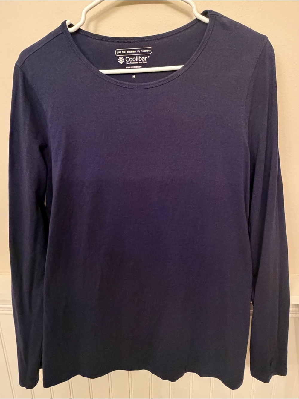 Coolibar Long Sleeve Navy Sun Protect Tee